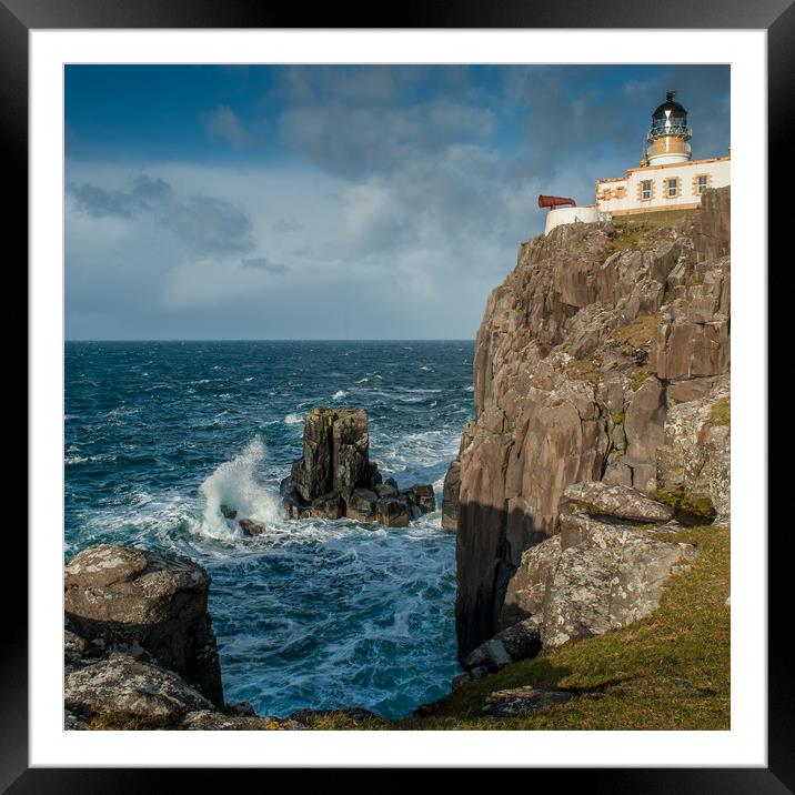 Neist Point Lighthouse, Isle of Skye Framed Mounted Print by George Robertson