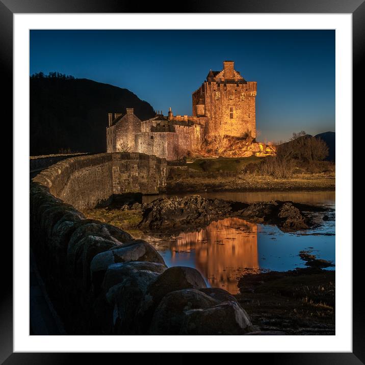 Eilean Donan Castle Framed Mounted Print by George Robertson