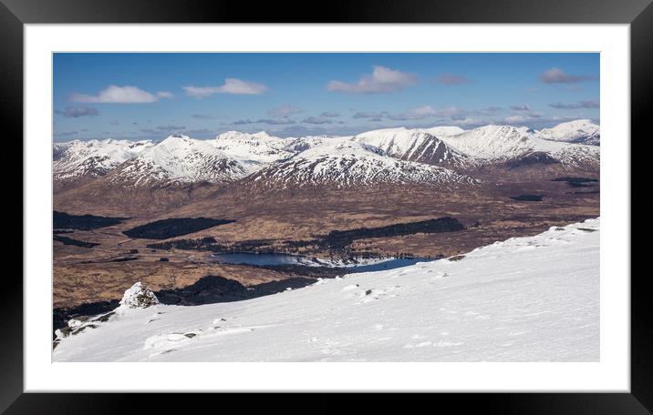 Reflections of Loch Tulla Framed Mounted Print by George Robertson