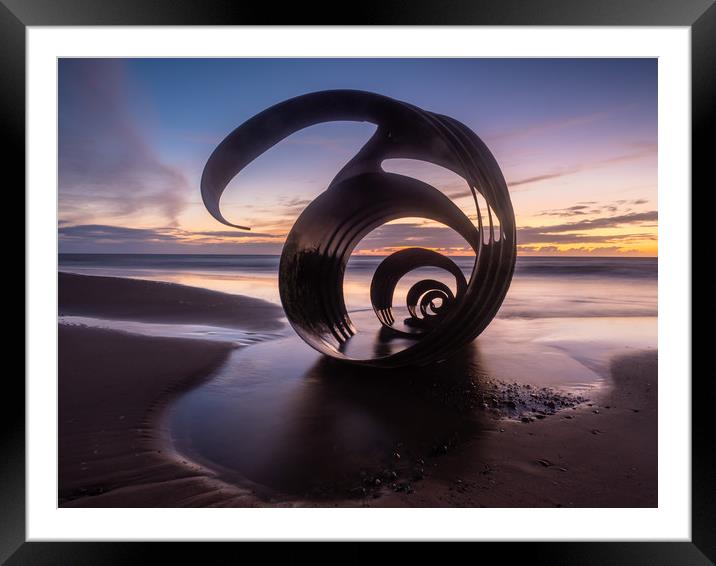 Mary's Shell at Cleveleys Beach Framed Mounted Print by George Robertson