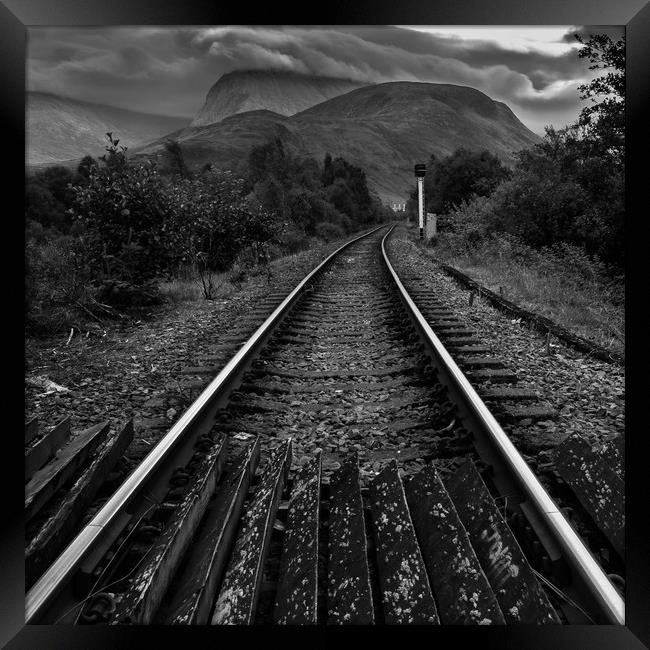 The West Highland Railway line Framed Print by George Robertson