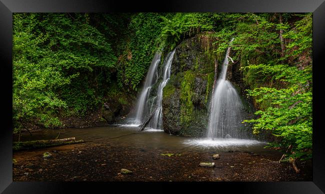 Top Falls at Fairy Glen Nature Reserve Framed Print by George Robertson