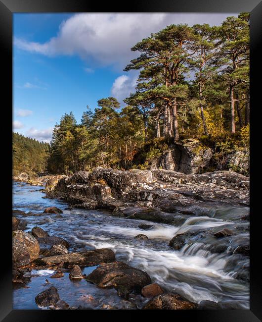 The River Affric in Scottish Highlands Framed Print by George Robertson