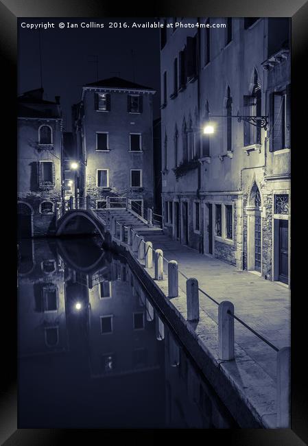 Fondamenta di Borgo, Venice Framed Print by Ian Collins