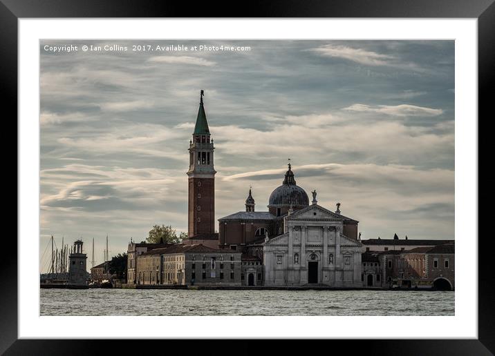 Early Morning San Giorgio Maggiore, Venice Framed Mounted Print by Ian Collins