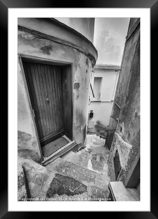 Streets of Riomaggiore II Framed Mounted Print by Ian Collins