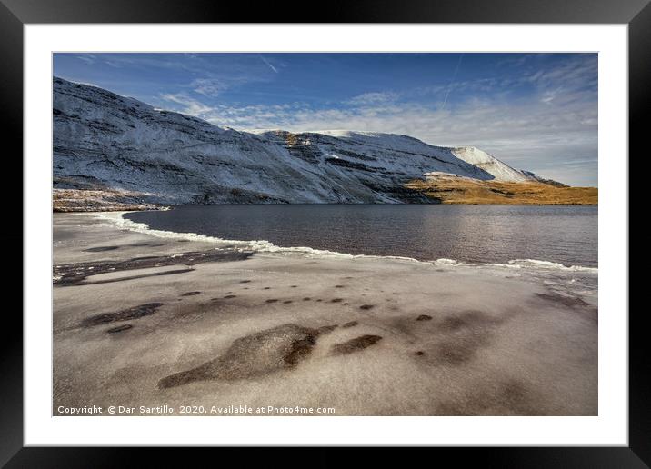 Llyn y Fan Fawr, Brecon Beaons National Park Framed Mounted Print by Dan Santillo