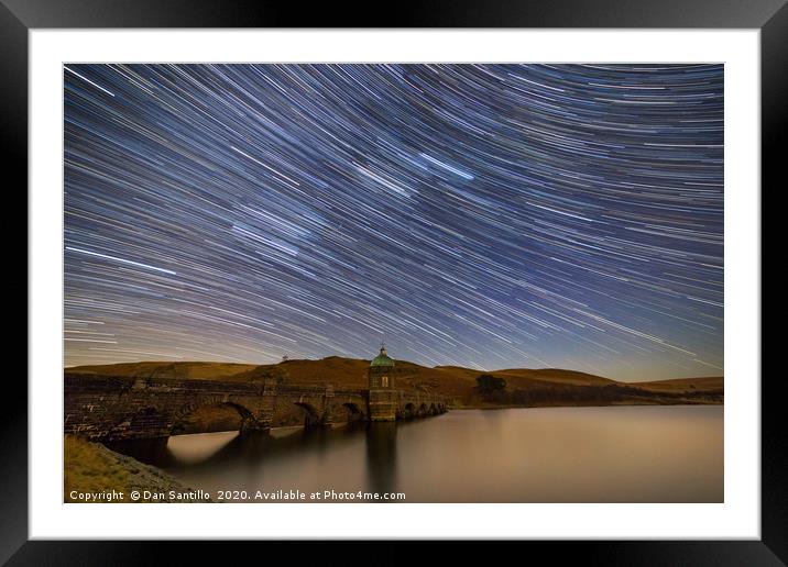 Craig Goch Dam, Elan Valley Framed Mounted Print by Dan Santillo