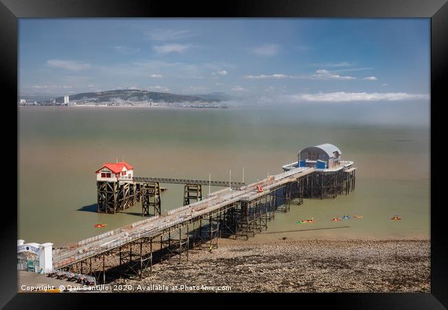 Mumbles Pier and Lifeboat Station, Mumbles, Wales Framed Print by Dan Santillo