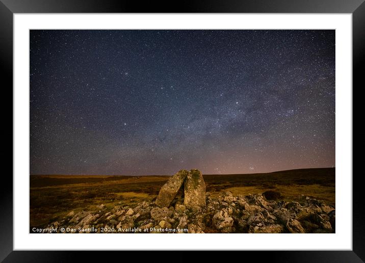 Sweyne's Howes, Rhossili Down Framed Mounted Print by Dan Santillo