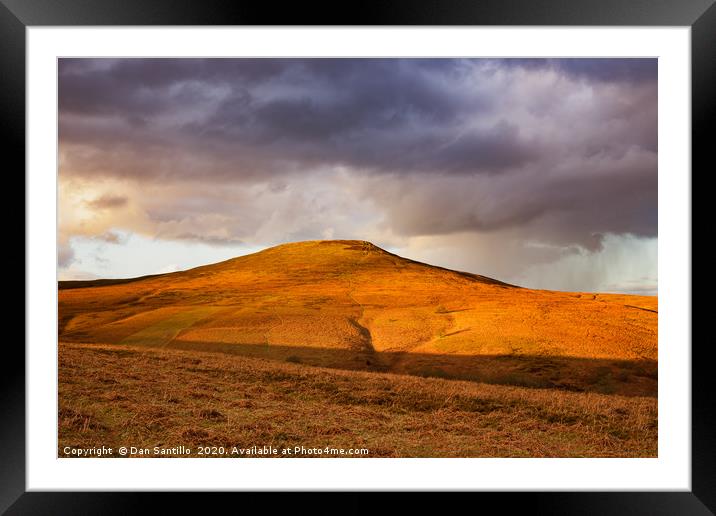 Sugar Loaf, Brecon Beacons National Park, Wales Framed Mounted Print by Dan Santillo