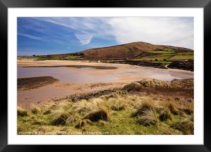 Broughton Bay, Gower, Wales Framed Mounted Print by Dan Santillo