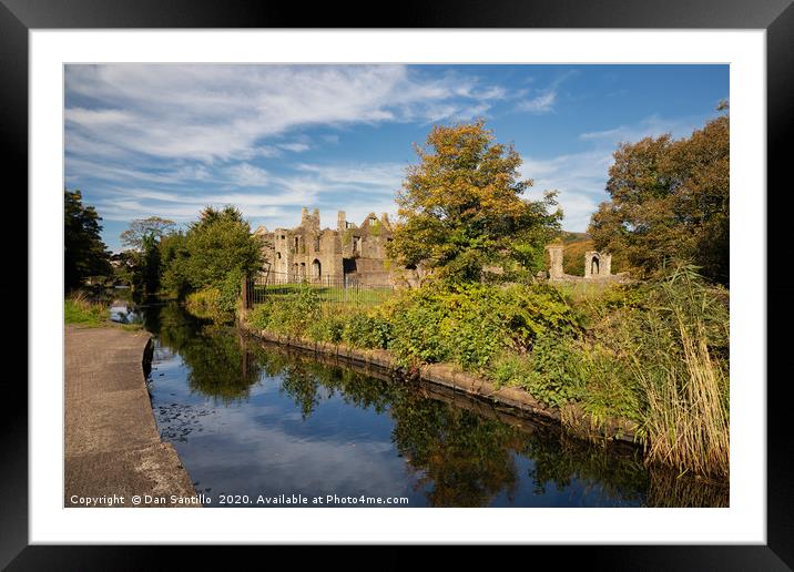 Neath Abbey and Neath Canal, Neath Port Talbot, Wa Framed Mounted Print by Dan Santillo