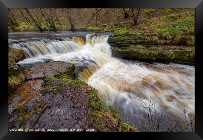 Afon Nedd Fechan, Brecon Beacons Framed Print by Dan Santillo