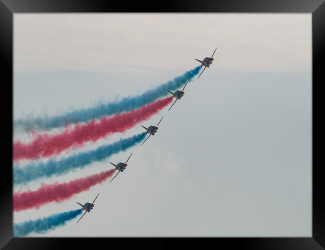 Red Arrows - Incoming Framed Print by Jon Rendle