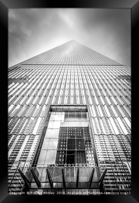 One World Trade Centre Framed Print by Richard Whitley