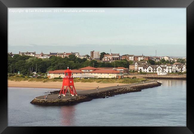 The Groyne Framed Print by Ian Richardson