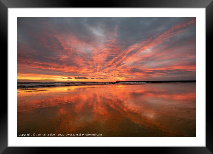 Reflections at Dawn Framed Mounted Print by Ian Richardson