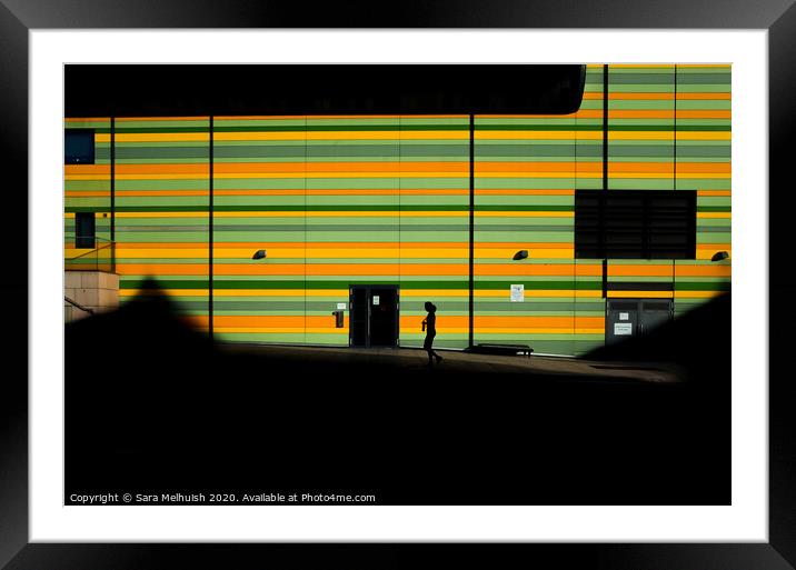 Colourful architecture Framed Mounted Print by Sara Melhuish