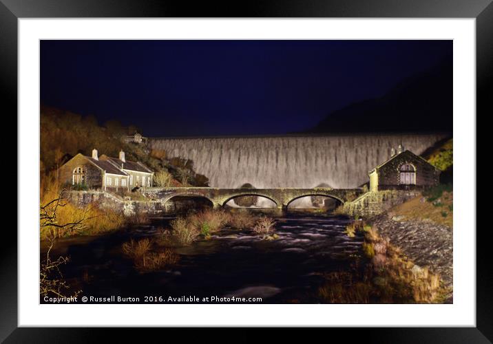 Hydro power. Framed Mounted Print by Russell Burton