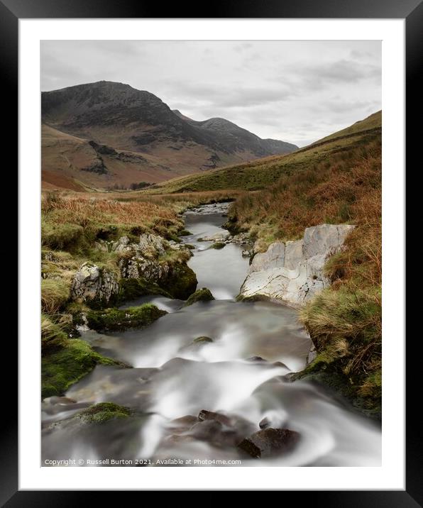 Honister Pass Framed Mounted Print by Russell Burton