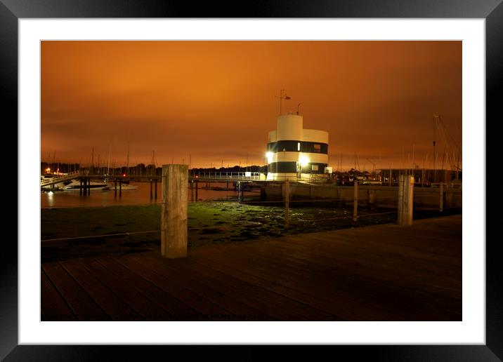 Warsash Harbour Master Framed Mounted Print by Philip Collyer