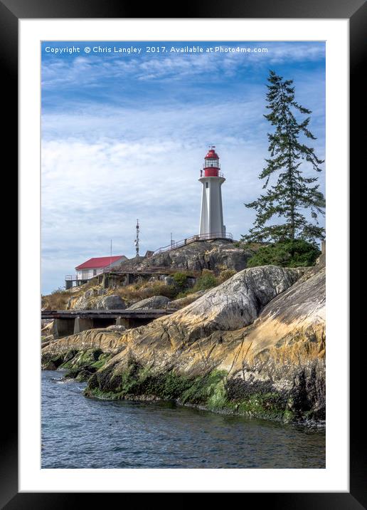 Point Atkinson Lighthouse, BC, Canada Framed Mounted Print by Chris Langley