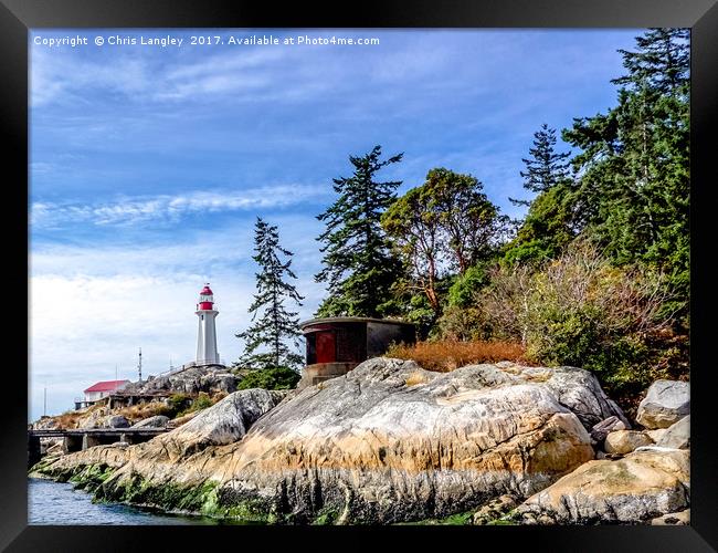 Point Atkinson Lighthouse, British Columbia Canada Framed Print by Chris Langley