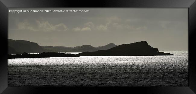 Light on Loch Melfort Framed Print by Susan Cosier