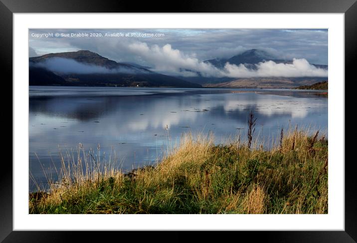 Loch Alsh Framed Mounted Print by Susan Cosier