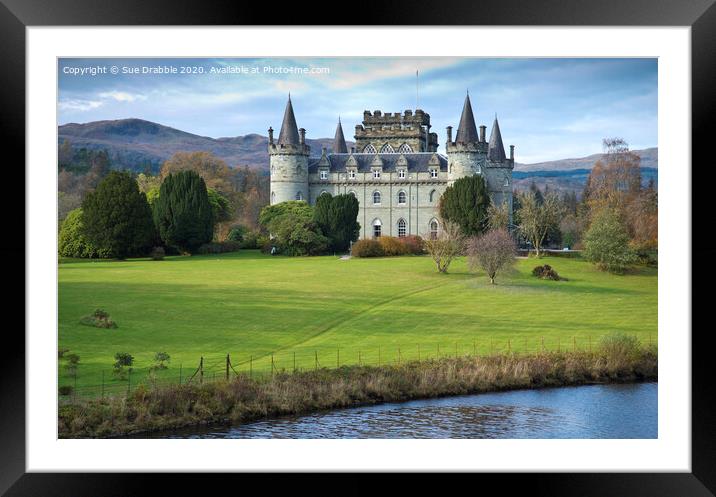 Inveraray Castle Framed Mounted Print by Susan Cosier