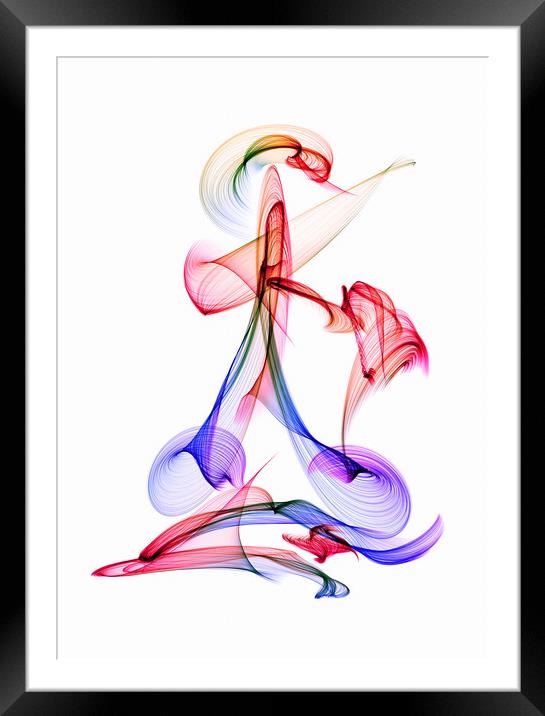 Acrobat Framed Mounted Print by Dagmar Giers