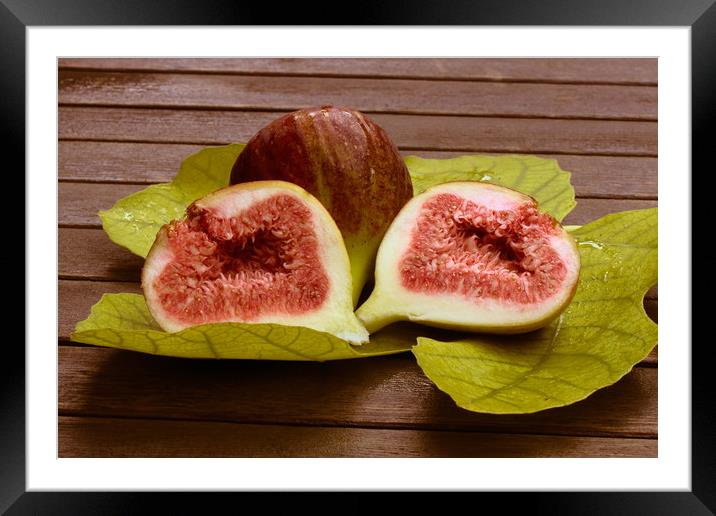 Sweet fresh fig  Framed Mounted Print by Dagmar Giers