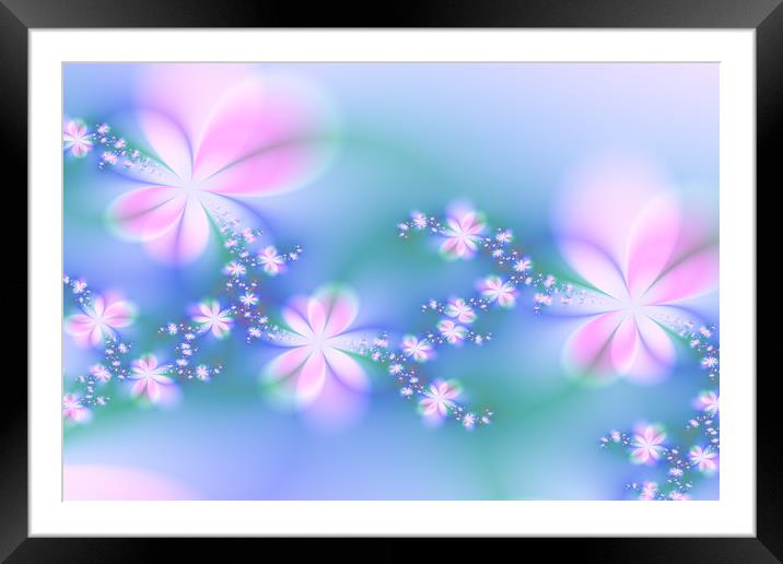 Flowers dream  Framed Mounted Print by Dagmar Giers