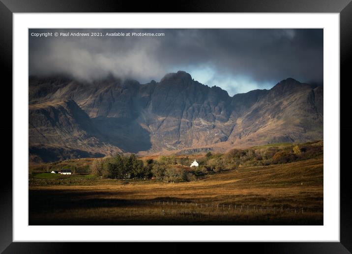 The Mighty Blaven Framed Mounted Print by Paul Andrews