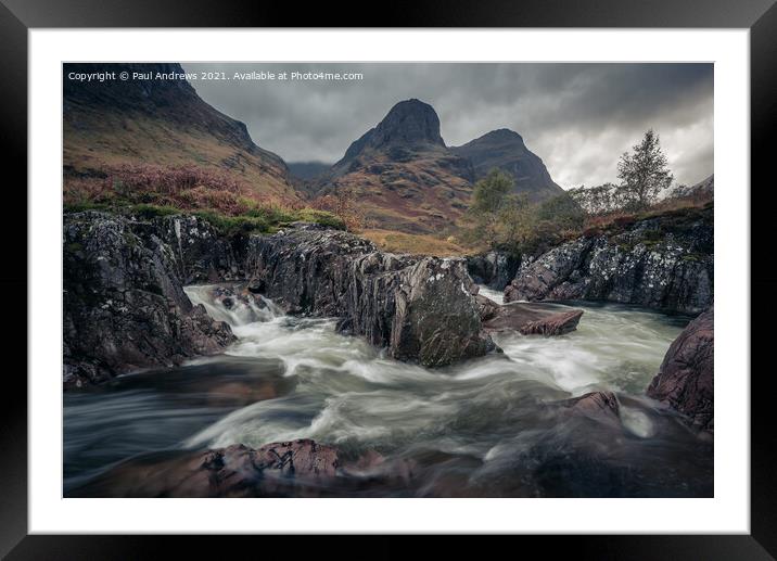 The Sisters of Glencoe Framed Mounted Print by Paul Andrews