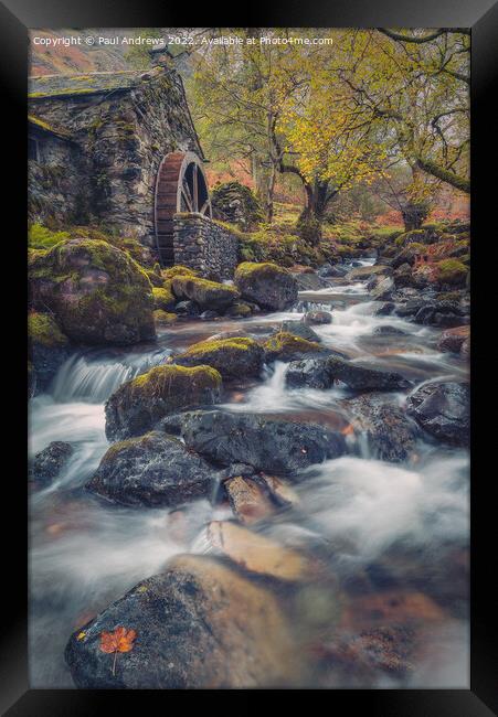 Borrowdale Mill Framed Print by Paul Andrews