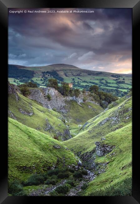 Cave Dale Framed Print by Paul Andrews