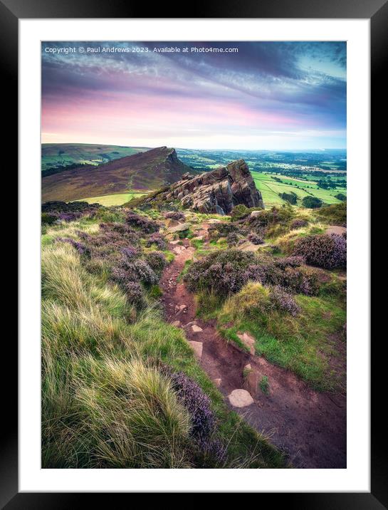 The Roaches Framed Mounted Print by Paul Andrews