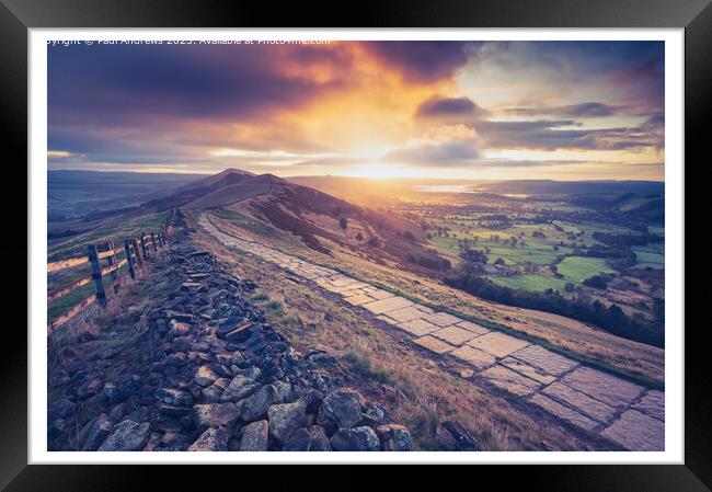 The Ridge Framed Print by Paul Andrews