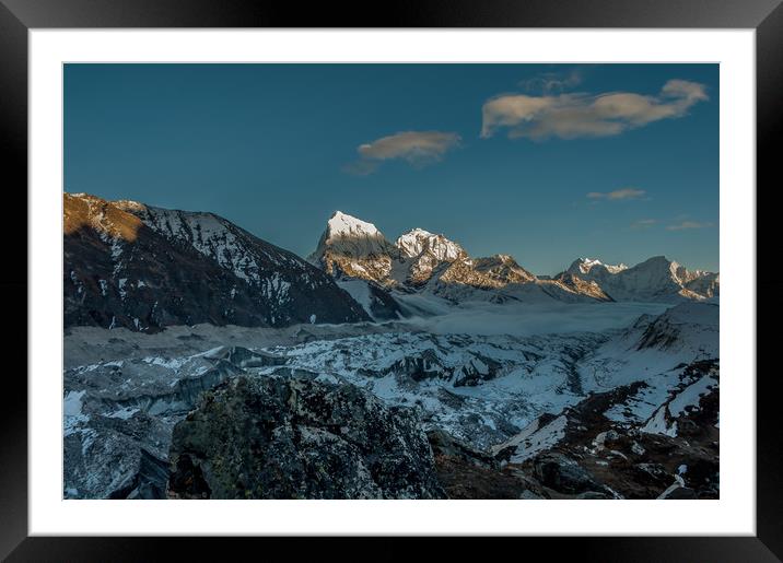 Cholatse Inversion 2 Framed Mounted Print by Paul Andrews