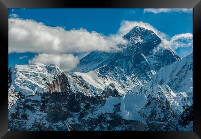 Mount Everest Framed Print by Paul Andrews