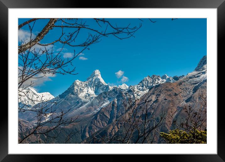 Ama Dablam 3 Framed Mounted Print by Paul Andrews
