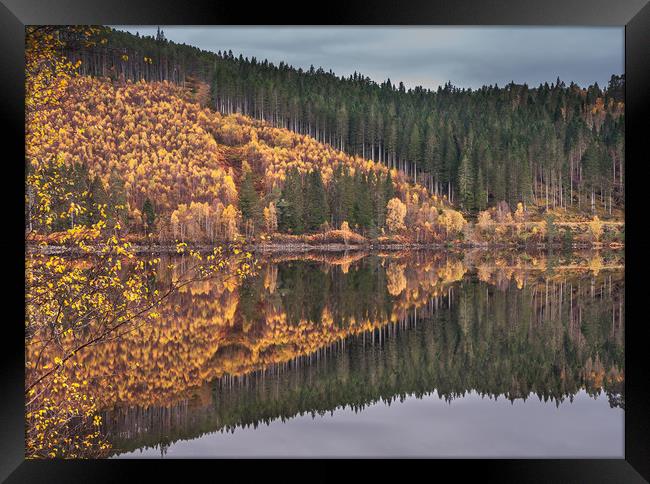 Loch Garry Reflections #3 Framed Print by Paul Andrews