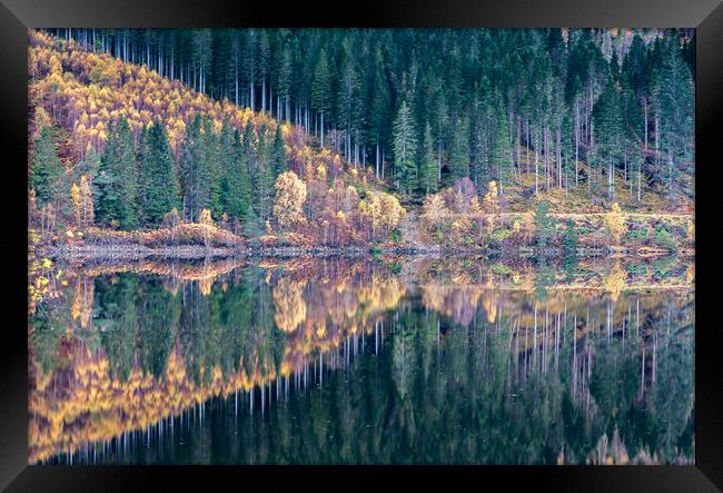 Loch Garry Reflections #5 Framed Print by Paul Andrews