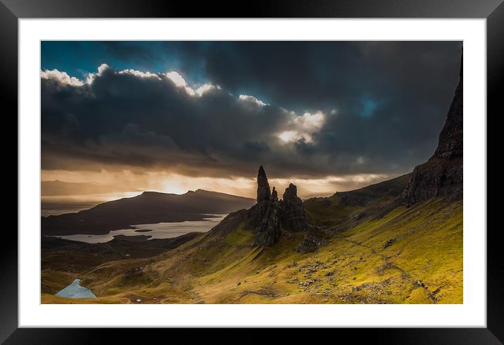 The Old Man of Storr 2 Framed Mounted Print by Paul Andrews