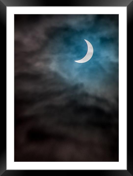 Solar Eclipse Framed Mounted Print by Paul Andrews