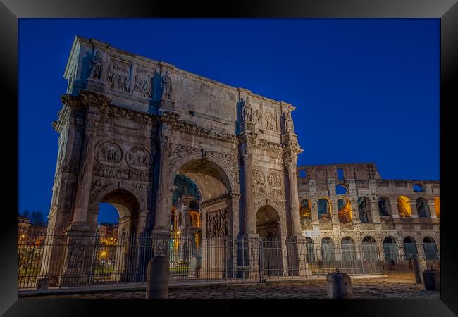 The Arch of Constantine Framed Print by Paul Andrews