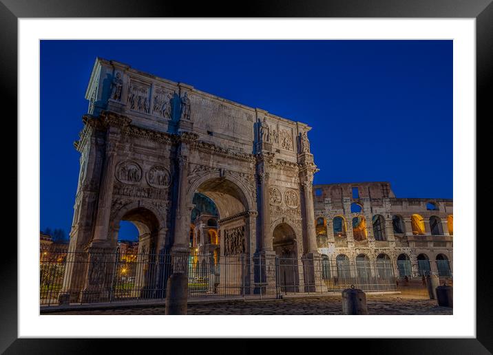 The Arch of Constantine Framed Mounted Print by Paul Andrews