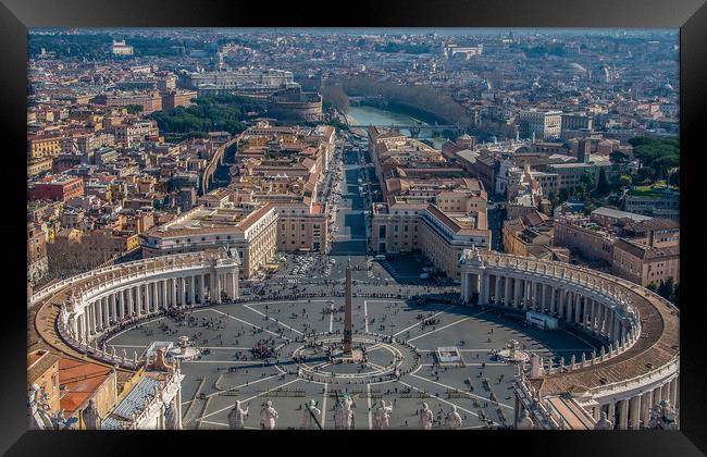 St Peters Square Framed Print by Paul Andrews